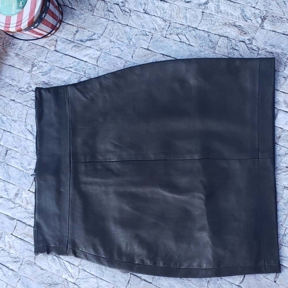 Robert Rodriguez leather skirt size 4